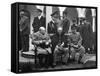 Conference of the Allied Leaders, Yalta, Crimea, USSR, February 1945-null-Framed Stretched Canvas