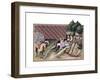Conference of the Earl of Gloucester and an Irish Chief, Richard Ii's Campagne in Ireland, 1399-null-Framed Giclee Print