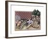 Conference of the Earl of Gloucester and an Irish Chief, Richard Ii's Campagne in Ireland, 1399-null-Framed Giclee Print