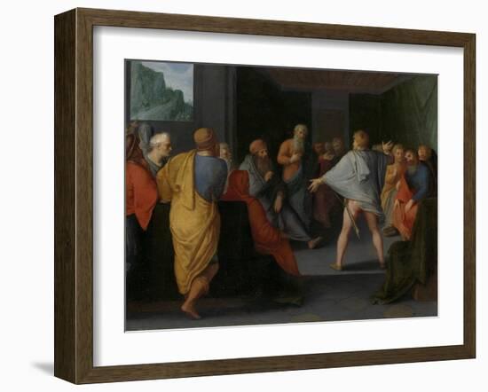 Conference of the Gauls at Reims-Otto van Veen-Framed Art Print