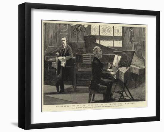 Conference of the National Society of Professional Musicians-null-Framed Giclee Print