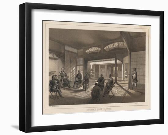 Conference Room, Hakodadi, 1855-Wilhelm Joseph Heine-Framed Giclee Print