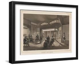 Conference Room, Hakodadi, 1855-Wilhelm Joseph Heine-Framed Giclee Print