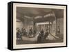 Conference Room, Hakodadi, 1855-Wilhelm Joseph Heine-Framed Stretched Canvas