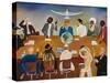 Conference Table-Ikahl Beckford-Stretched Canvas