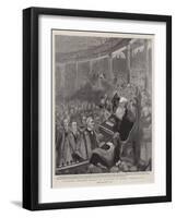 Conferring Honorary Degrees on Statesmen at Oxford Commemoration-Sydney Prior Hall-Framed Giclee Print