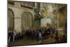 Conferring of the Order of the Holy Spirit in the Chapel of Versailles, June 3, 1724-Nicolas Lancret-Mounted Giclee Print