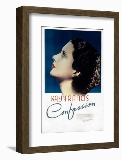 Confession, Kay Francis, 1937-null-Framed Photo