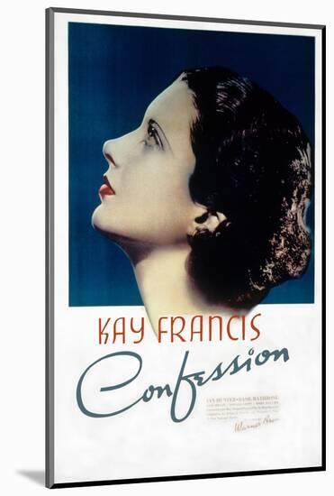 Confession, Kay Francis, 1937-null-Mounted Photo