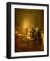 Confession of Louis XVI to Abbot Edgeworth, Painting by Jean-Jacques Hauer-null-Framed Giclee Print