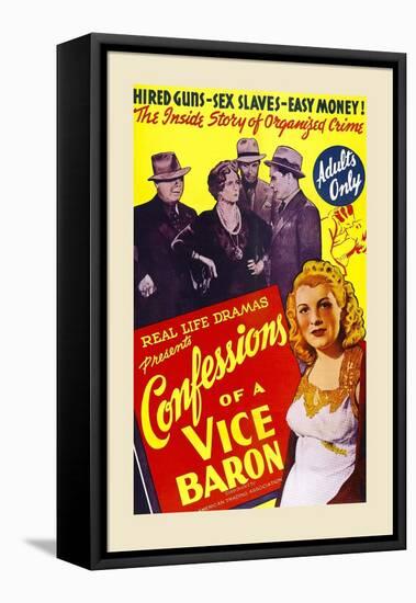 Confessions Of A Vice Baron-null-Framed Stretched Canvas