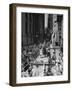 Confetti and Streamers Fly Down from Office Buildings as People Celebrate End of War in Europe-Andreas Feininger-Framed Photographic Print