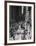 Confetti and Streamers Fly Down from Office Buildings as People Celebrate End of War in Europe-Andreas Feininger-Framed Photographic Print