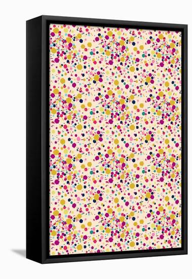 Confetti Tile-null-Framed Stretched Canvas