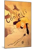 Confetti-Henri de Toulouse-Lautrec-Mounted Art Print