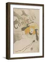 Confetti-Henri de Toulouse-Lautrec-Framed Art Print