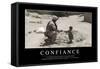 Confiance: Citation Et Affiche D'Inspiration Et Motivation-null-Framed Stretched Canvas