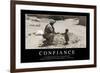 Confiance: Citation Et Affiche D'Inspiration Et Motivation-null-Framed Photographic Print