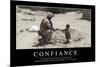 Confiance: Citation Et Affiche D'Inspiration Et Motivation-null-Mounted Photographic Print