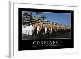 Confiance En Soi: Citation Et Affiche D'Inspiration Et Motivation-null-Framed Photographic Print