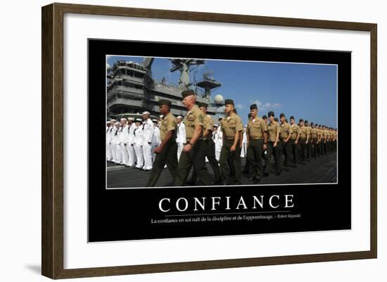 Confiance En Soi: Citation Et Affiche D'Inspiration Et Motivation-null-Framed Photographic Print