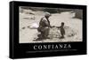 Confianza. Cita Inspiradora Y Póster Motivacional-null-Framed Stretched Canvas