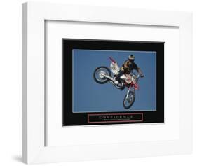 Confidence - Dirtbiker-Unknown Unknown-Framed Photo