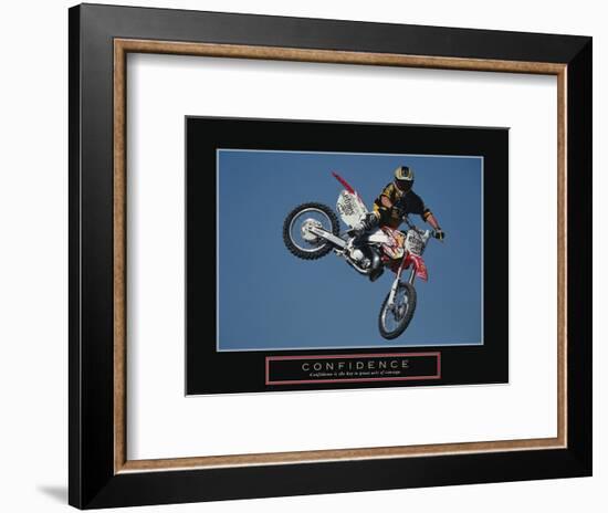 Confidence - Dirtbiker-Unknown Unknown-Framed Photo