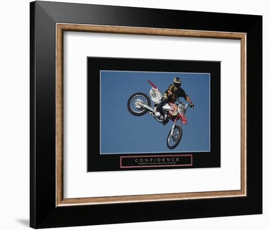 Confidence - Dirtbiker-Unknown Unknown-Framed Photo