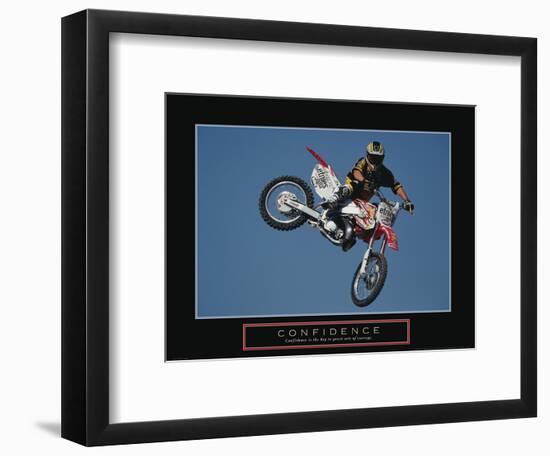 Confidence - Dirtbiker-Unknown Unknown-Framed Photo
