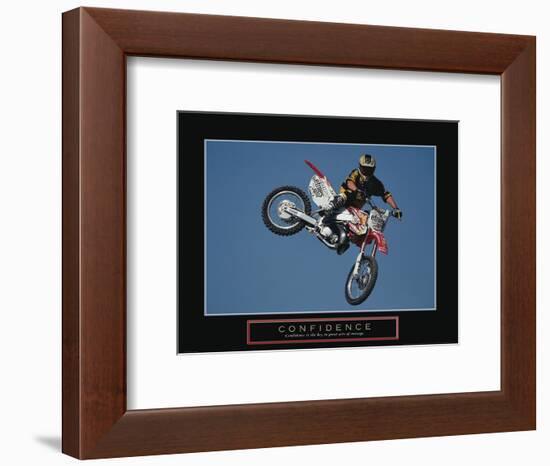 Confidence - Dirtbiker-Unknown Unknown-Framed Photo