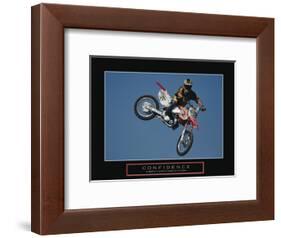 Confidence - Dirtbiker-Unknown Unknown-Framed Photo