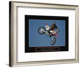 Confidence - Dirtbiker-Unknown Unknown-Framed Photo