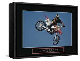 Confidence - Dirtbiker-Unknown Unknown-Framed Stretched Canvas
