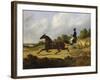 Confidence, Drawing a Gig Driven by a Groom, Dated 1842-John Frederick Herring I-Framed Giclee Print