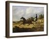 Confidence, Drawing a Gig Driven by a Groom, Dated 1842-John Frederick Herring I-Framed Giclee Print
