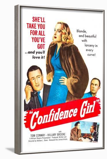 Confidence Girl-null-Framed Art Print