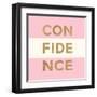 Confidence Glam-Evangeline Taylor-Framed Art Print