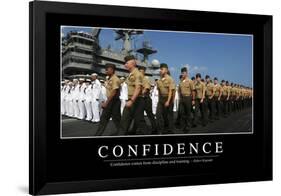 Confidence: Inspirational Quote and Motivational Poster-null-Framed Photographic Print