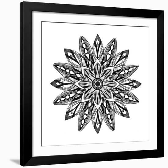 Confidence Mandala-Nicky Kumar-Framed Giclee Print