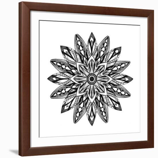 Confidence Mandala-Nicky Kumar-Framed Giclee Print