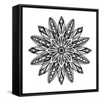 Confidence Mandala-Nicky Kumar-Framed Stretched Canvas