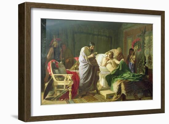 Confidence of Alexander the Great into His Physician Philippos, 1870-Hendrik Siemiradzki-Framed Giclee Print