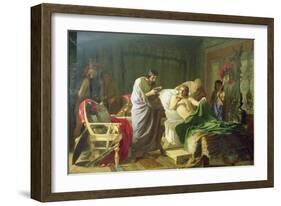 Confidence of Alexander the Great into His Physician Philippos, 1870-Hendrik Siemiradzki-Framed Giclee Print