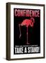 Confidence-null-Framed Art Print