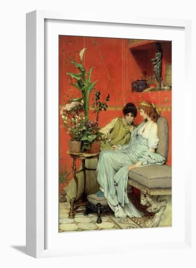 Confidences, 1869-Sir Lawrence Alma-Tadema-Framed Giclee Print