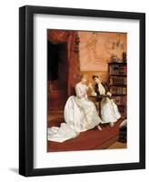 Confidences, 1889-Georges Croegaert-Framed Premium Giclee Print