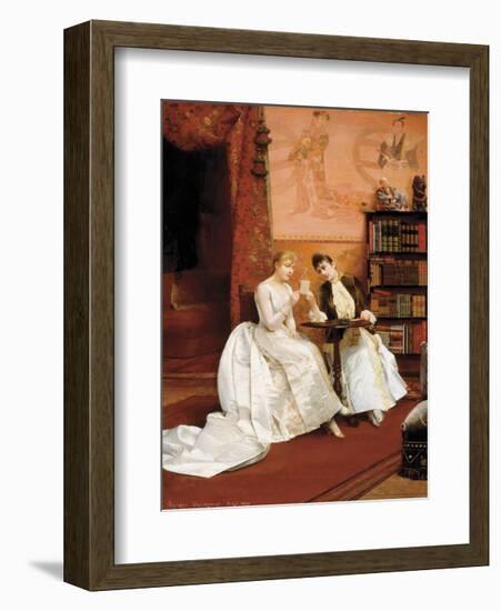 Confidences, 1889-Georges Croegaert-Framed Premium Giclee Print