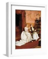 Confidences, 1889-Georges Croegaert-Framed Premium Giclee Print