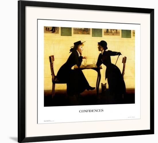 Confidences-Harry W. Watrous-Framed Art Print